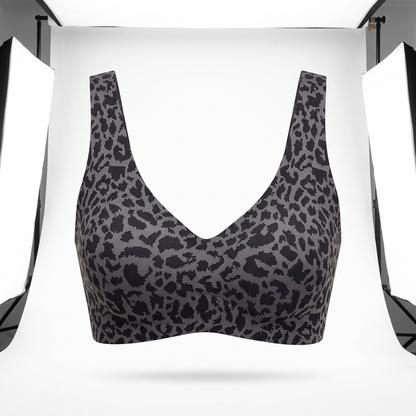Leopard Seamless Push-Up Bra