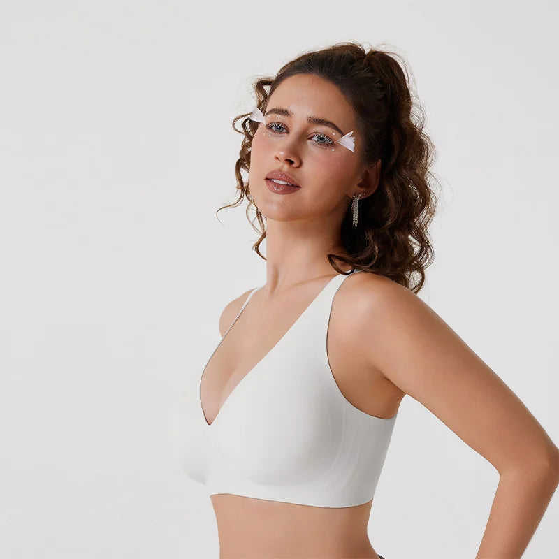 Leopard Seamless Push-Up Bra